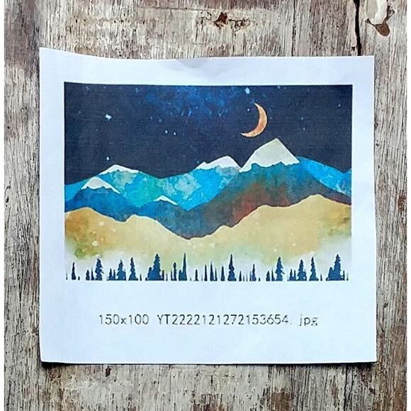 Starry Night Tapestry Wall Hanging for Living Room Bedroom New Space Frog Design - Picture 1 of 8